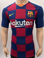 2019-2020 FC Barcelona Home Shirt  Messi Champions La Liga Player Issue Kitroom New BNWT Size M (fitted)