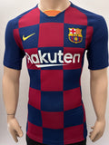 2019-2020 FC Barcelona Home Shirt  Messi Champions La Liga Player Issue Kitroom New BNWT Size M (fitted)