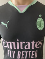 2024-2025 AC Milano Third Shirt Santiago Gimenez Lega Calcio Serie A New BNWT Size M