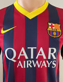 2013-2014 FC Barcelona Home Shirt Francesc Fabregas LaLiga  Pre Owned Size S
