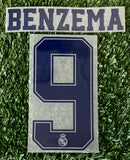 2019-2020 Benzema Third Name Set And Number Real Madrid Player Issue Champions League And Super Cup