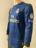2019-2020 Real Madrid CF Away Shirt Sergio Ramos Player Issue Long Sleeve New BNWT Multiple Sizes