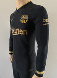 2020-2021 FC Barcelona Away Shirt  Player Issue Kitroom LaLiga Long Sleeve NEW BNWT Size L (Fitted)