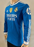 2025-2026 Real Madrid CF Third Shirt Kylian Mbappe Player Issue Authentic Long Sleeve Champions League New BNWT Multiple Sizes
