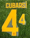 2025-2026 Spain Home Name Set and Number Pau Cubarsi Player Issue World Cup Avery Dennison Adult Size