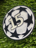 2025-2026 Real Madrid Starball Badge of Honor Champions Adult Size Sporting ID
