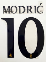 2023 2024 Real Madrid Home Name Set MODRIC 10 Player Issue Avery Dennison for adult