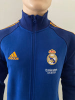 2021-2022 Real Madrid Jacket Pre Match Kitroom Player Issue Pre Owned Size M