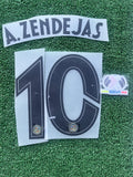 2025-2026 Club America Home Name Set Number and Patch Alejandro Zendejas Liga BBVA MX Orion MX Lextra Fiberlock