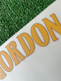 2026-2027 FC Barcelona Home Name Set and Number Anthony Gordon Champions and Cup TPT Stahls TextPrint