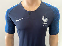 2018 France Home Shirt Player Issue Authentic One Star World Champions Pre Owned Size L