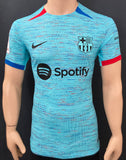 2023-2024 FC Barcelona Third Shirt Lamine Yamal La Liga Kitroom Player Issue Mint Condition Size M