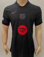 2024-2025 FC Barcelona Away Shirt Pau Cubarsí Champions League Kitroom Player Issue BNWOT Size L fitted