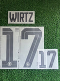 2026 Germany National Team Home Name Set and Number Florian Wirtz World Cup Name and Numbering Adult Size