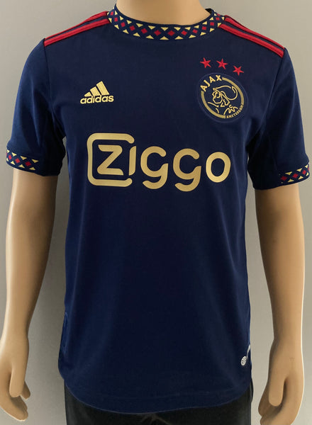 2022-2023 Ajax Amsterdam Kids Away Shirt BNWT Size 9-10 years