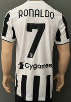 2021-2022 Juventus Player Issue Home Shirt Ronaldo Serie A BNWT Multiple Sizes