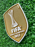 2017 Real Madrid CF World Champions Club WCC Patch for 2017-18 and 2018-19 FIFA Player Issue Badge Adult Size Sporting ID