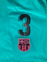 2020 - 2021 Barcelona FC Short Third Pique 3 La Liga Player Issue Kitroom Size XL