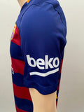 2015-2016 FC Barcelona Home Shirt Andres Iniesta LaLiga Pre Owned Size S