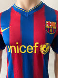 2009-2010 FC Barcelona Home Shirt Xavi LFP Pre Owned Size M