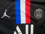 2019-2020 Paris Saint Germain PSG Fourth Shirt Jordan Player Issue Authentic Kylian Mbappe Pre Owned Size M