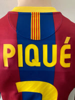 2010-2011 FC Barcelona Long Sleeve Home Shirt Piqué Barça B BNWT Size S