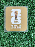 2026 World Cup Patch Player Issue Authentic Gold and White Winners Avery Dennison