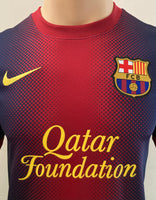 2012-2013 FC Barcelona Home Shirt Messi LFP BNWT Size S