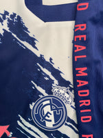 2020 2021 Real Madrid Adidas Aeroready Player Issue Pre-Match Shirt Vini Jr Size M