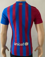 2021-2022 Barcelona Home Shirt Kitroom Player Issue New BNWT Multiple Sizes