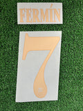 2026-2027 FC Barcelona Away Name Set and Number Fermín López Player Issue Champions TPT
