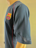 2004-2005 FC Barcelona Away Shirt Ronaldo de Assis Moreira “Ronaldinho” LaLiga Pre Owned Size XL