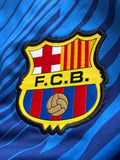 2023-2024 FC Barcelona Pre-Match Strike Drill Training Top Kitroom Player Issue Pre Owned Multiple Sizes