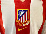 2003-2004 Atletico Madrid Home Shirt Centenary Special Edition Retro Pre Owned Size S