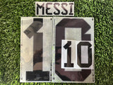 2022 Argentina Home Name Set and Number Lionel Messi Canton Merchandising World Cup 2 Stars