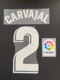 Name Set Carvajal Real Madrid 2021 2022 Away La Liga Player Issue