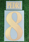 2026-2027 FC Barcelona Pedri Gonzalez Away Name set and Number Champions League and Cup Textprint