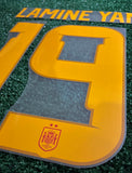 2026-2027 Spain National Team Home Name Set and Number Lamine Yamal Two Stars Avery Dennison