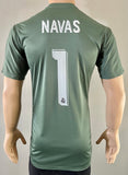 2017-2018 Real Madrid CF GK Shirt Keylor Navas Goal Keeper Champions Supercopa Pre Owned Size L