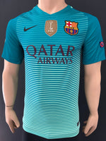 2016-2017 FC Barcelona Third Shirt Luis Suarez Champions League New BNWT Size S