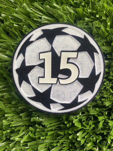 2025-2026 Real Madrid Starball Badge of Honor Champions Adult Size Sporting ID