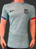 2023-2024 FC Barcelona Third Shirt Player Issue Kitroom Barça B Sponsorless Mint