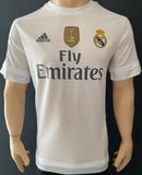 2015 - 2016 Real Madrid Home Shirt Benzema 9  La Liga Pre Owned Size L