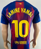 2025-2026 FC Barcelona Home Shirt Lamine Yamal La Liga New BNWT Size S