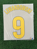 2025-2026 FC Barcelona Home Name Set and Number Robert Lewandowski Player Issue Liga Textprint Adult Size