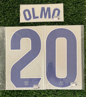 2024-2025 Dani Olmo 20 FC Barcelona Third kit Name Set and Number La Liga Player Issue TextPrint