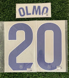 2024-2025 Dani Olmo 20 FC Barcelona Third kit Name Set and Number La Liga Player Issue TextPrint