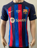 2022-2023 FC Barcelona Player Issue Home Shirt Jordi Alba Farewell La Liga BNWT Multiple Sizes