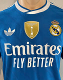 2025-2026 Real Madrid CF Third Shirt Kylian Mbappe Player Issue Authentic Long Sleeve Champions League New BNWT Multiple Sizes
