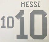 2023-2024 Argentina National Team Away Name Set And Number Lionel Messi  Kit Player Issue Noble 3 STARS (no DekoGraphics)